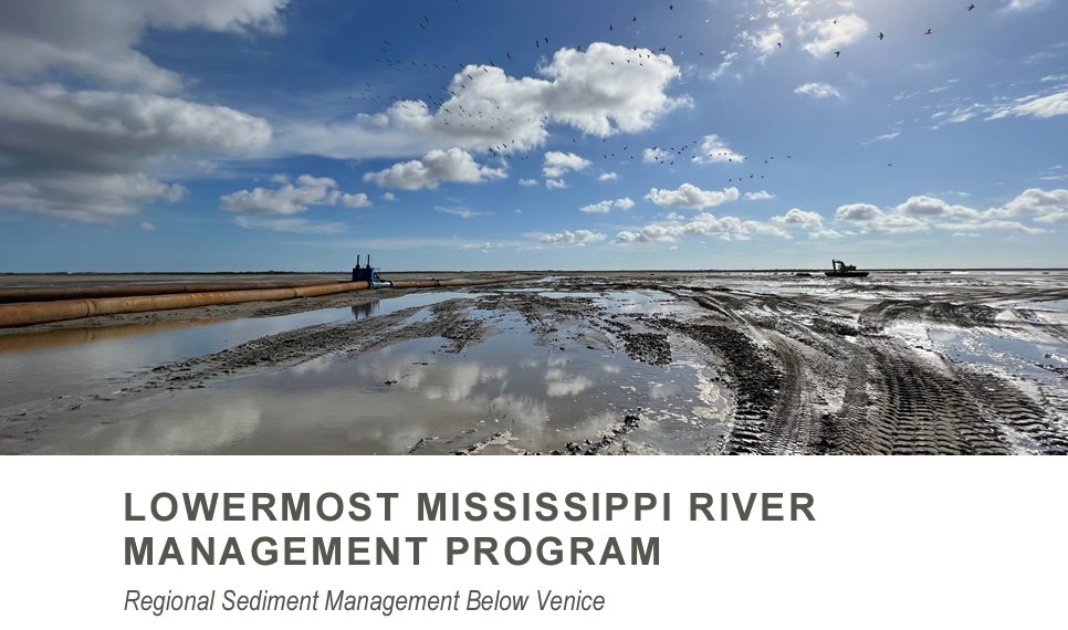 Sediment is a scarce and precious resource A new report from the Institute and Royal Engineers and Consultants examines the potential to use dredged sediment from the Mississippi River below Venice for barrier island and headland nourishment ow.ly/2tLZ50RsVfW #sandmatters