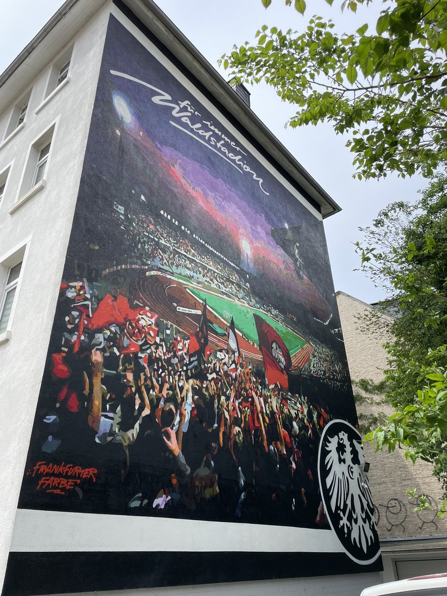 Wow. ❤️🦅 Heidestraße. #SGE #Frankfurt