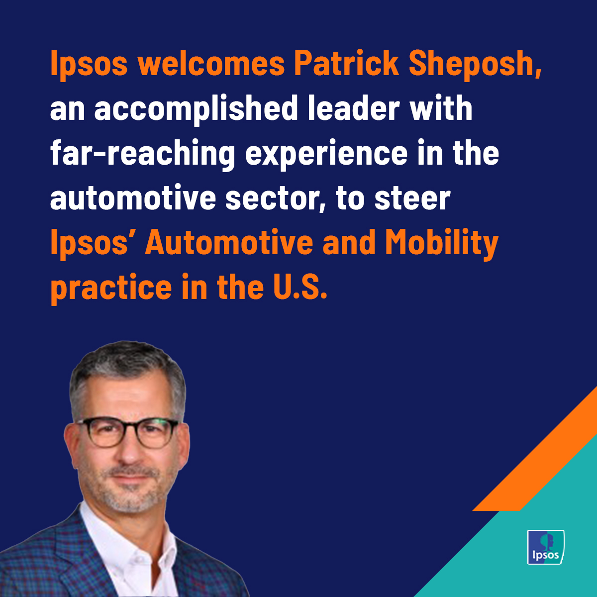 Ipsos welcomes Patrick Sheposh as head of its U.S. Automotive and Mobility service line. Sheposh will leverage Ipsos’ research, data, and benchmarking capabilities to deliver transformative insights and advisory solutions to top clients in the auto space. ipsos.com/en-us/patrick-…