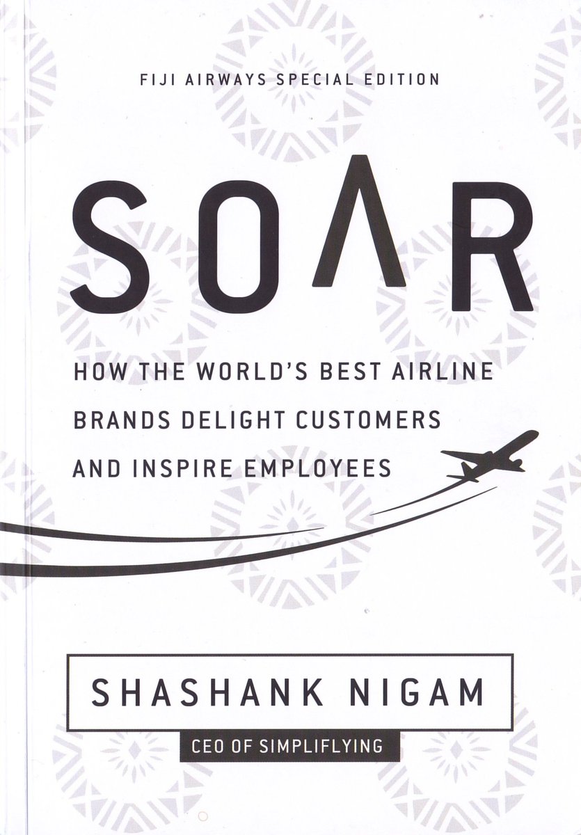 Delighted to read the latest version of Soar by my friend Shashank Nigam of @SimpliFlying & to learn about the journey of 9 airlines to build a great brand including @FijiAirways  @Westjet @SouthwestAir @Finnair @airasia @TurkishAirlines @SingaporeAir & @FlyAirNZ
Thanks @markmnl