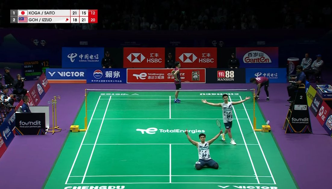 QF Thomas Cup: [JPN 1-3 MAS] Malaysia ke semi final! Tahniah! #TUC2024