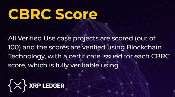 The world's first and only.
Receive a project verification score that lives on the blockchain. 

Built on #XRPL