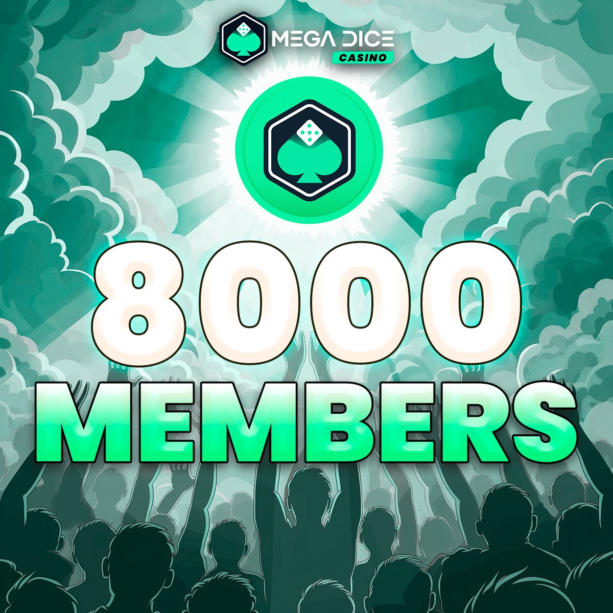 Another milestone reached at Mega Dice Casino & $DICE! 🎉 Our $DICE Telegram community has grown to 8000 strong! 📈

Join our community to chat about $DICE, casino, staking, sports and everything in between!

Join 👉🏻  t.me/Megadicecasino

#MegaDice #CommunityGrowth $DICE