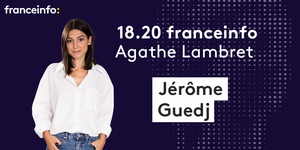 @JeromeGuedj, député Parti Socialiste de l’Essonne est l'invité de @AgatheLambret À suivre sur @franceinfo à 18h20 📻⤵️ francetvinfo.fr/en-direct/radi…