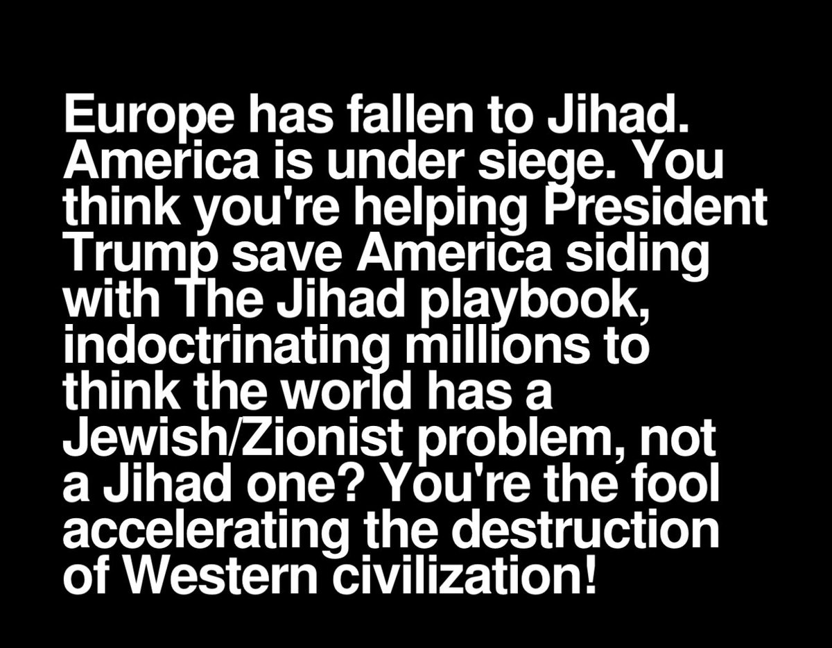 REMEMBER these posts! You will see countless countries falling to JIHAD! The world has a HUGE problem and it’s NOT a JEWISH one! Their goal is WORLD DOMINATION! The world needs TRUMP! #JEXIT