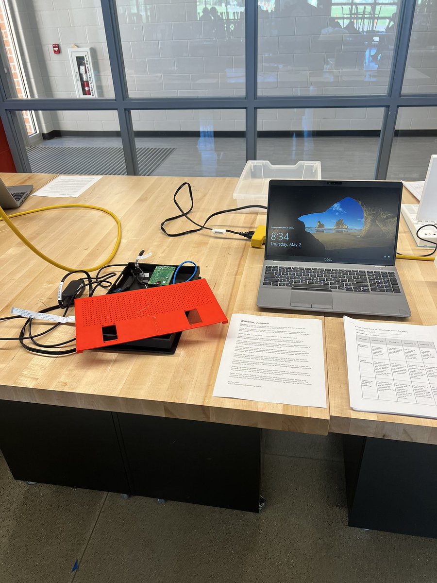 Our intro to engineering students spent most of this semester designing and assembling a laptop! They met varying levels of success, but as Edison proved, we learn the most from our struggles (he took 10,000 attempts to invent the lightbulb). Proud of our kids! <a href="/SwartzCreekHS/">Swartz Creek HS</a>
