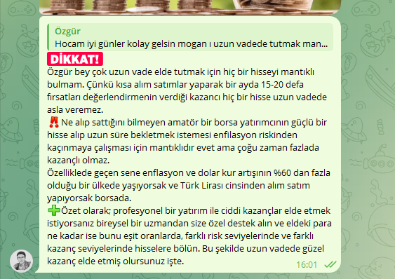 #BORSA 'da çok uzun vadede hisse tutmak mantıklı mı? Sorusuna telegram grubumuzda verdiğim cevap. #astor #Kontr #GESAN #CWENE #hekts