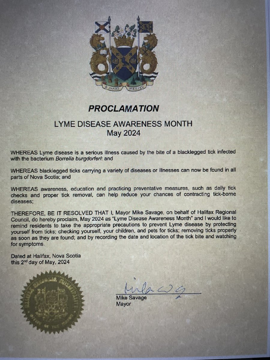 In support of May being Lyme Disease Awareness Month, I read the proclamation and we raised the flag in Grand Parade today. In an effort to help spread the word to #betickaware and reduce the chances of contracting tick-borne diseases in our region.