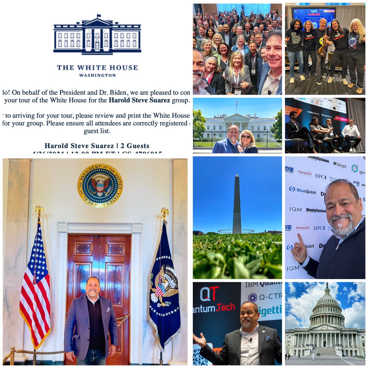 Great visit to the <a href="/WhiteHouse/">The White House</a> and got to present at <a href="/QuantumTech_/">Quantum.Tech</a>  conference with <a href="/oliver_mit/">William Oliver</a> on #quantumawareness 
<a href="/horizonx_c/">HorizonX Consulting</a>