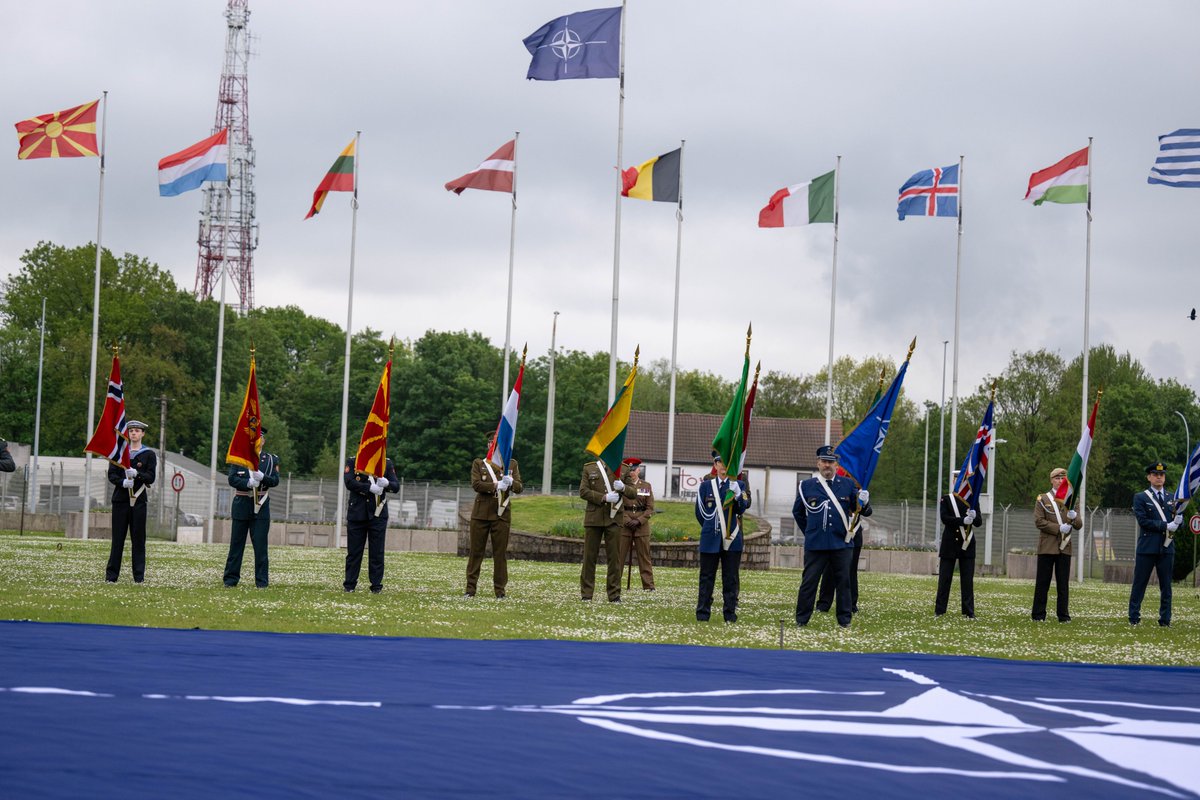 #1NATO75Years 🥳

🗓️ Today at SHAPE we celebrate an historic milestone – @NATO's 7️⃣5️⃣th anniversary with a spectacular ceremony 🎉

Here are just a few glimpses of the ceremony, but stay tuned! ➡️ The full video will be available tomorrow! 🤩

#WeAreNATO | #StrongerTogether