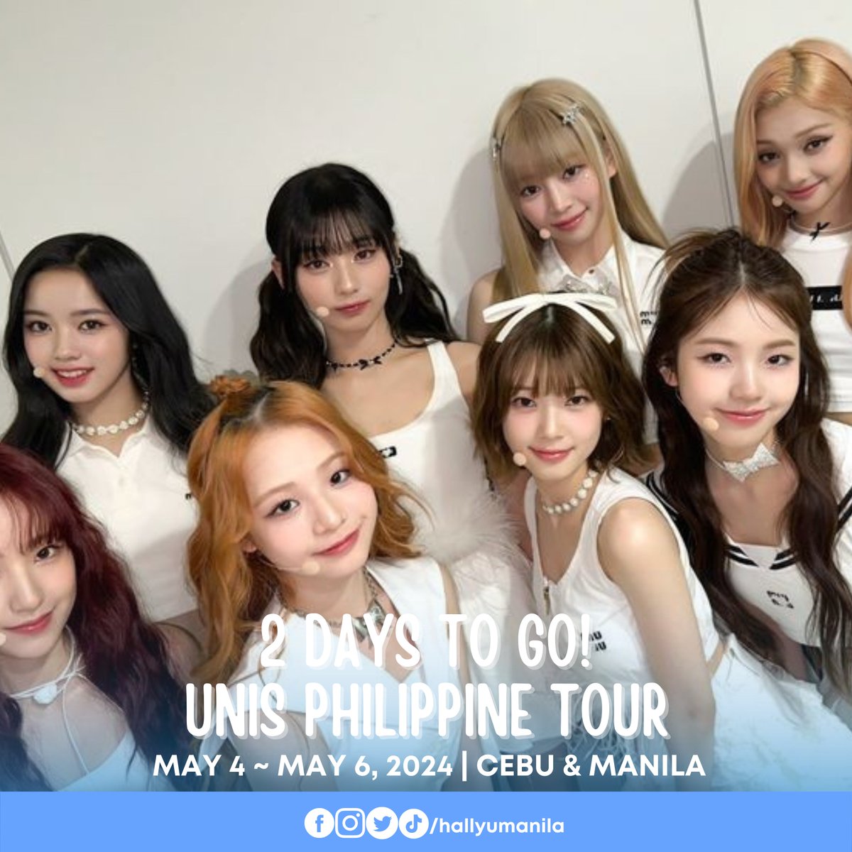 2 days until #UNISinCEBU 🩷

It's the first stop of #UNIS_Philippine_Tour so let's give them the warmest welcome!

Albums still available here: cdmentertainment.ph 

Presented by @cdmentph and @rafaella_films
#UNIS_Philippine_Tour
#UNISinCEBU
#UNISinMANILA
#UNISinMANILA_Day2