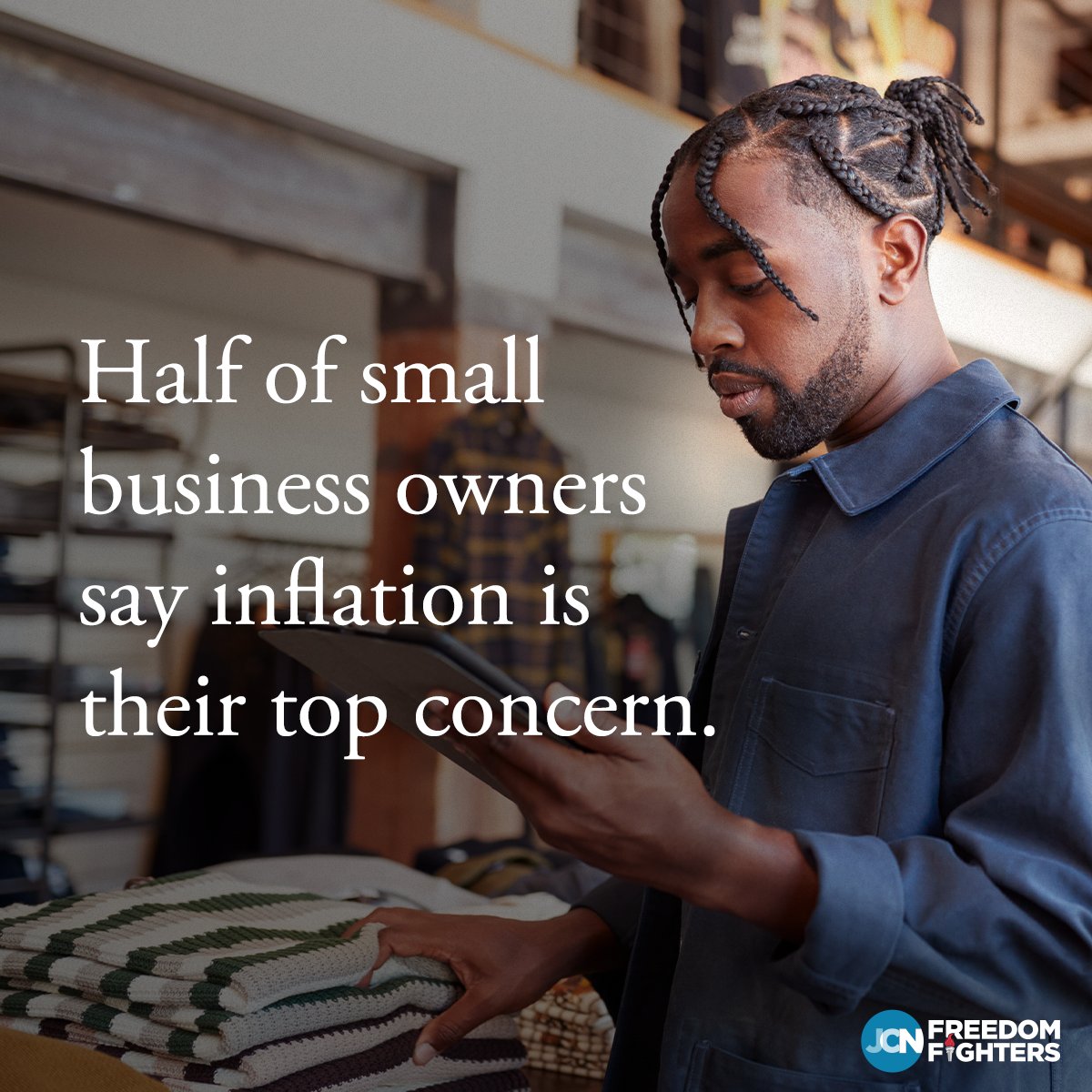 Small businesses hate raising their prices, but in Biden’s economy, they’ve had no choice. This #NationalSmallBusinessWeek, will you join JCN in fighting for policies that will tame inflation instead of spiking it? JoinJCN.com