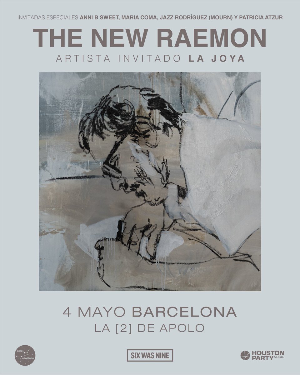 #BARCELONA SÁBADO EN APOLO [2] 2 Horas de concierto con toda la banda. 4 Voces invitadas. 🎫 ENTRADAS: ticketmaster.es/event/the-new-… Horarios: 🚪19:30h APERTURA PUERTAS 🥁20:00h LA JOYA 🎸21:00h THE NEW RAEMON