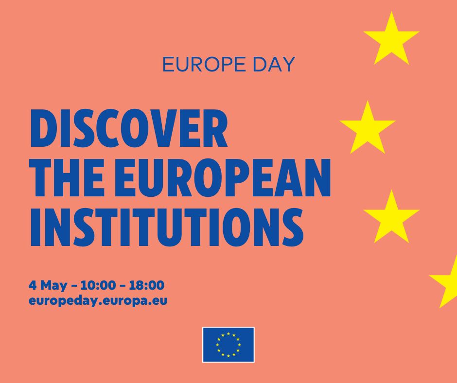 Visit Eurostat at the Open Day of the European Commission❗🇪🇺

📅 4 May, 10:00 - 18:00
📍 Berlaymont building, Brussels

📊Discover our interactive publications & participate in our quiz to win prizes.🏆

Learn more 👉europa.eu/!3yR6hX

#EUOpenDay #EuropeDay