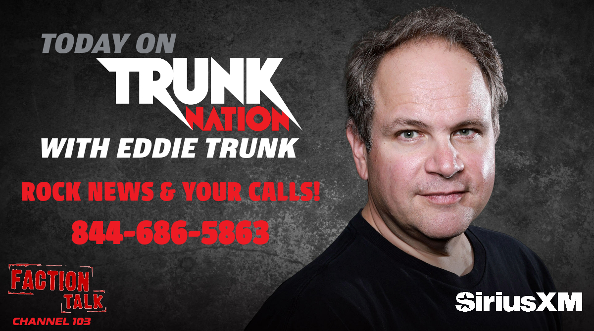 Today on #TrunkNation - @EddieTrunk is back from the #summerof99cruise with his recap and covering all the latest news in ROCK! Plus, time for your calls! Call up @factiontalkxl at 844-686-5863 from 3-5pET or listen anytime you want on the @SIRIUSXM app: siriusxm.com/trunknation