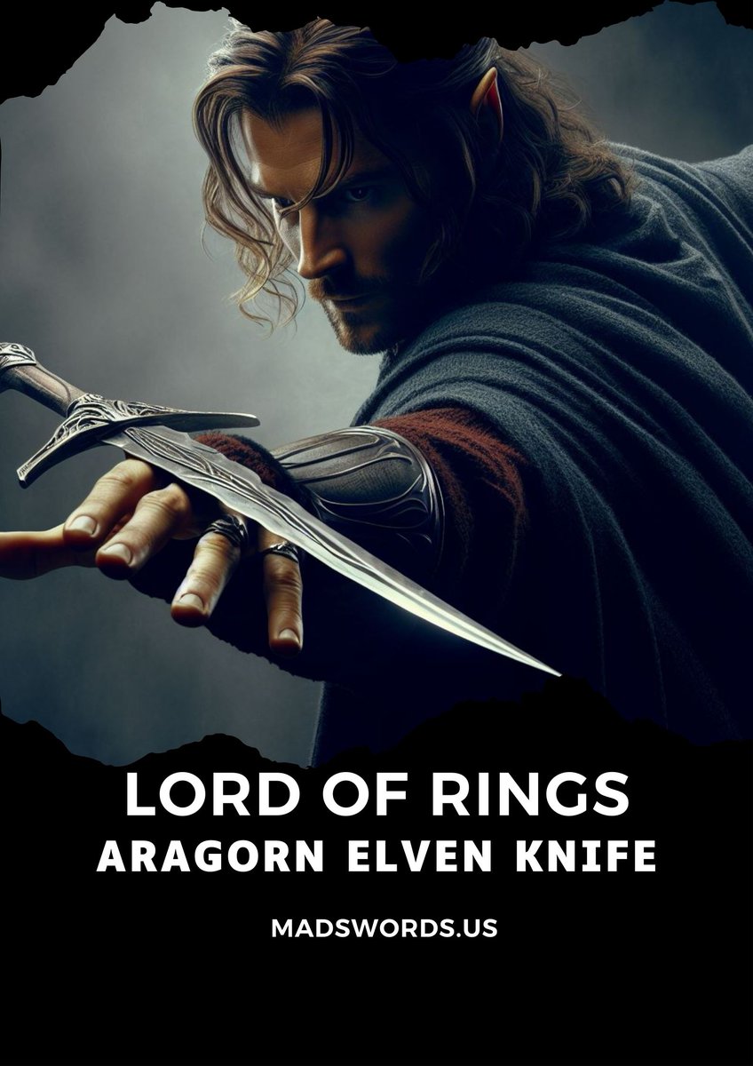 Aragorn's elven knife from LOTR! Get your replica today! Intricately crafted, perfect for display, cosplay or gifting a fellow fan! Visit our online store 
madswords.us/aragorn-elven-…
 
#Aragorn #ElvenKnife #LOTR #LordOfTheRings #MiddleEarth #KnifeCollector #FantasyKnife