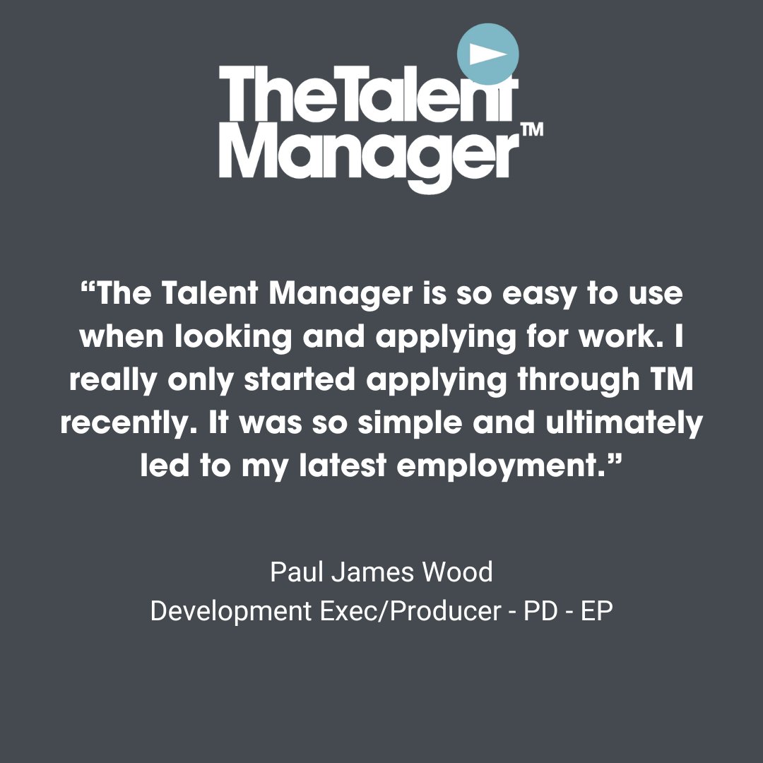 In such difficult times, it's a real boost to receive testimonials like these from our users. We also have feedback & comments from production companies who have taken part in our in-person networking events! See more here: thetalentmanager.com/testimonials/f… #TV #Film #Freelancers