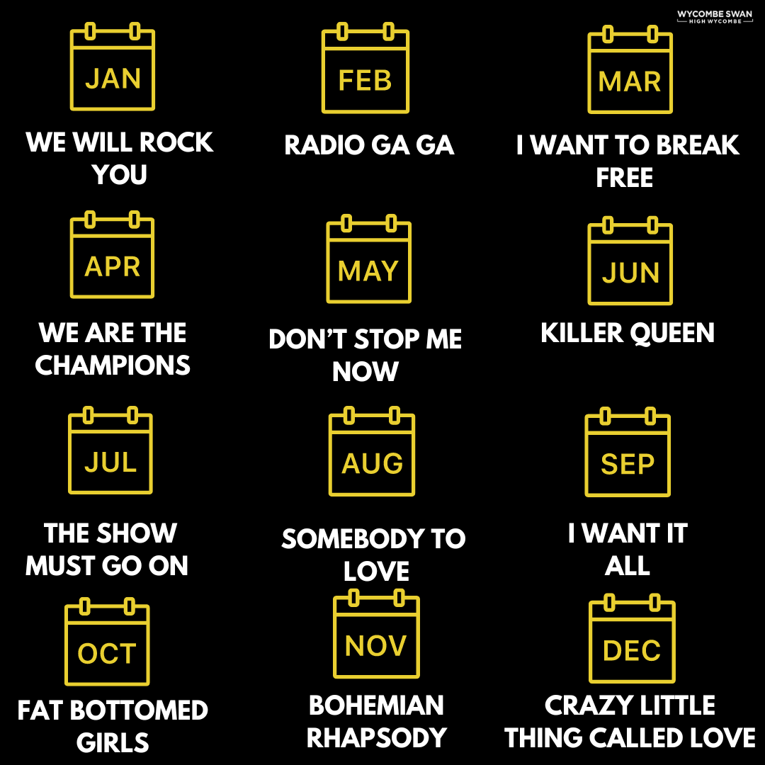 🎵Before Supreme Queen comes to the Wycombe Swan, can we guess your favourite Queen song from your birth month? 🎵 📅 Thu 23 May 🎟️ eu1.hubs.ly/H08R7PF0