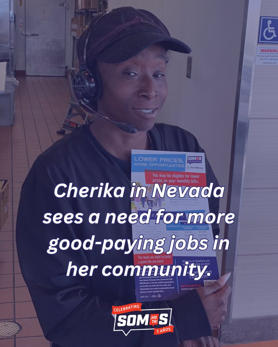 Cherika in Nevada worries about good-paying jobs for herself and her co-workers. That's why Democrats and President Biden are working to create even more good-paying jobs with laws like the Inflation Reduction Act and the CHIPs and Science Act.