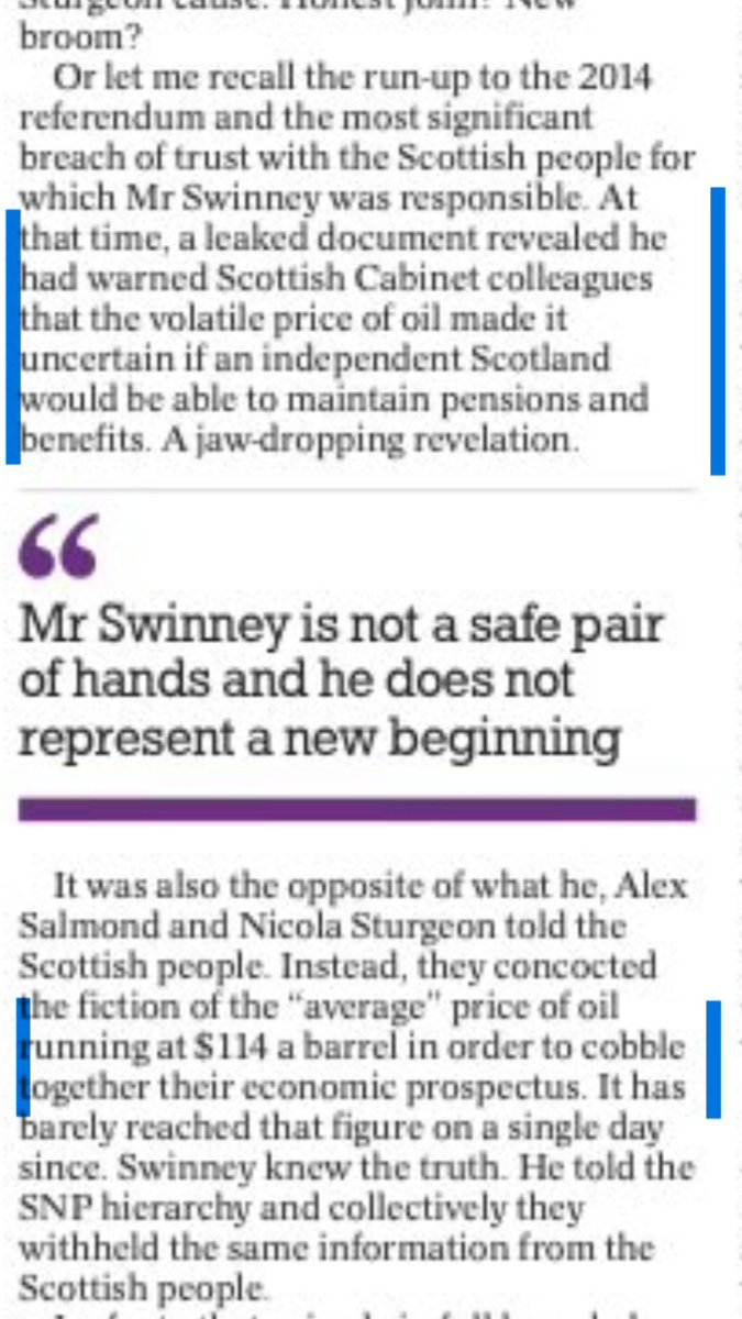 @DavidDhenry @WingsScotland @JohnSwinney @PeterMurrell Just found out about this👇 Was Swinney trying to scupper the indy vote 2014? The value of £114 per barrel was the experts view at the time.