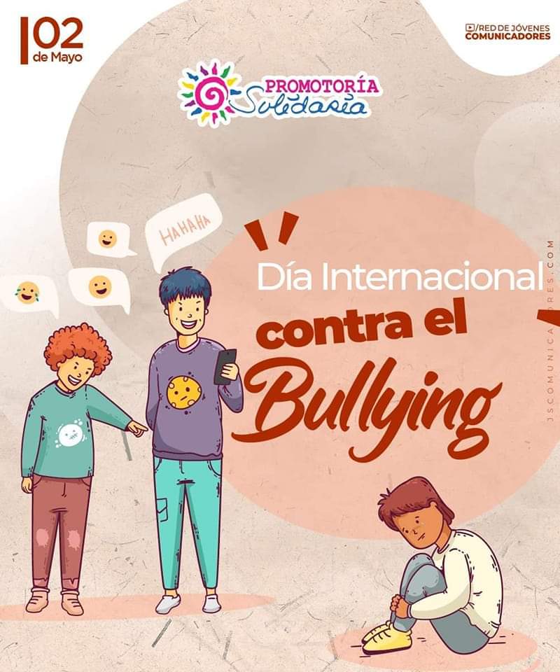 El 2 de mayo se celebra el Día Internacional del contra el Bullying o el Acoso Escolar, con el objetivo de concienciar sobre el riesgo del acoso escolar y el bullying en los niños y jóvenes a nivel mundial. #SomosPLOMO19