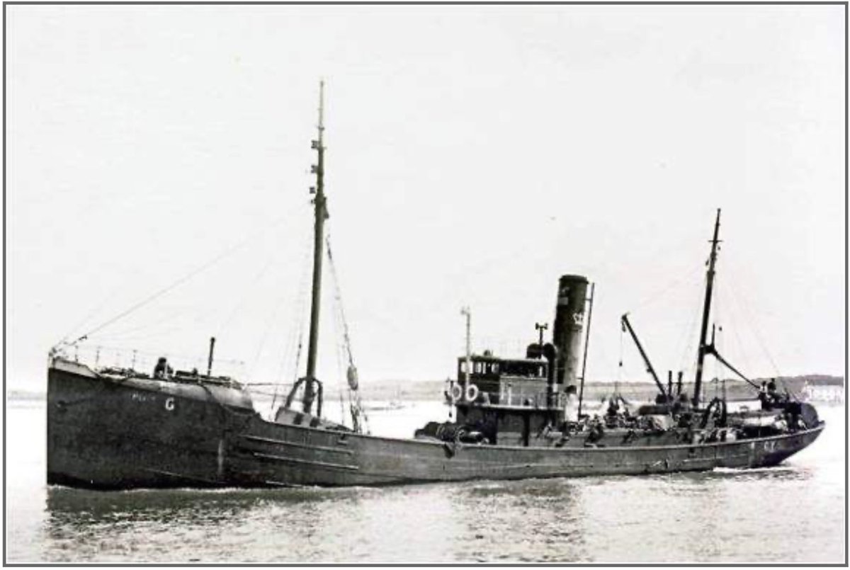 Requisitioned (04.40) minesweeping trawler HMT Alberic T/Lt. Robert Murray Johnston, RNVR: Lost 02.05.41. 
Sunk in a collision with the Norwegian destroyer HNoMS St. Albans (Gunnar Hovdenak) off Scapa Flow, Orkneys, Scotland. 
14 of the crew were sadly lost.