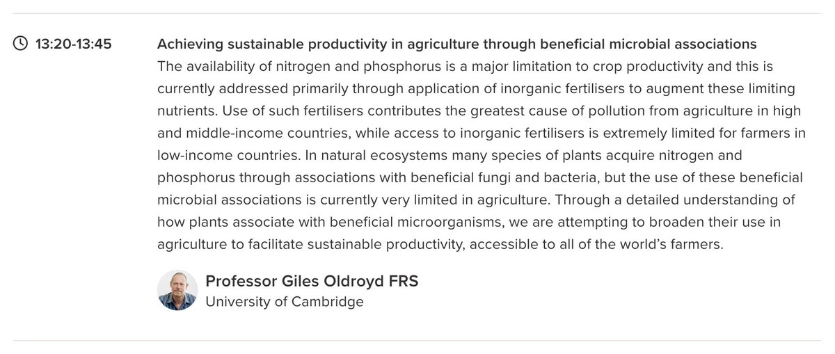 Join me at the @royalsociety meeting on 3 June to hear how beneficial #MicrobialAssociations can advance sustainable productivity in agriculture! 👇🏼 bit.ly/44jDEiI