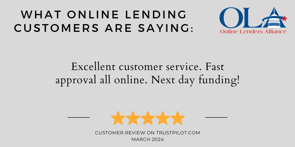 What #onlinelending customers are saying: 

#lending #consumerfinance #customerreviews #fintech #financialservices