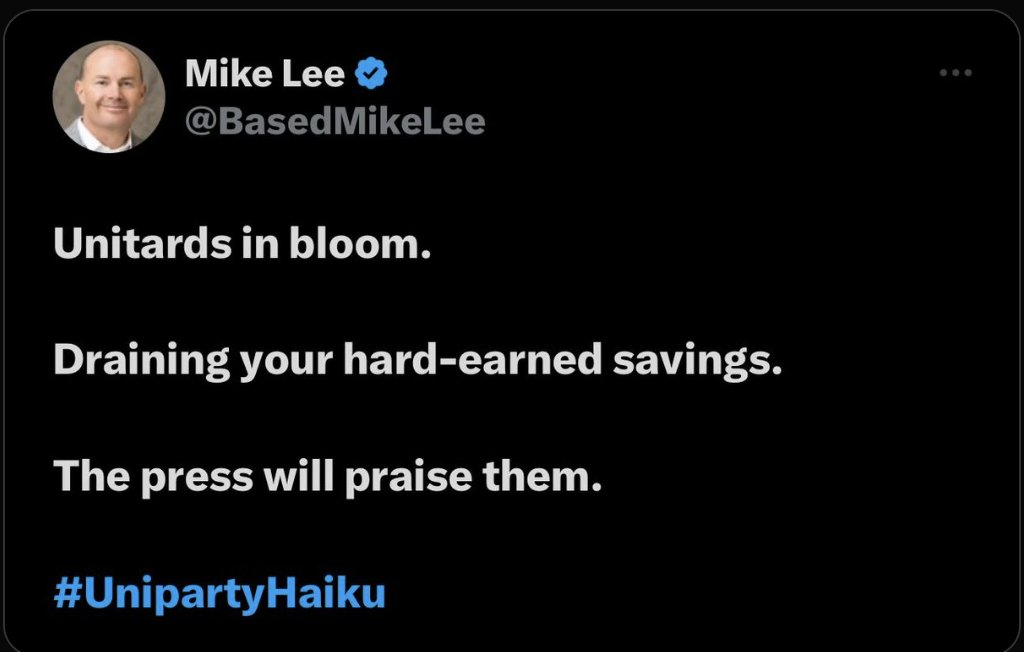 Dear @SenMikeLee: You know 'tard' is short for 'retarded' and calling people 'tards', whether 'libtard', 'unitard', or some other compound word ending in 'tard' isn't cool, right?  Embarrassing Utah still. smh
@GovCox can you teach Mike about #disagreebetter?
#theutahway #utpol