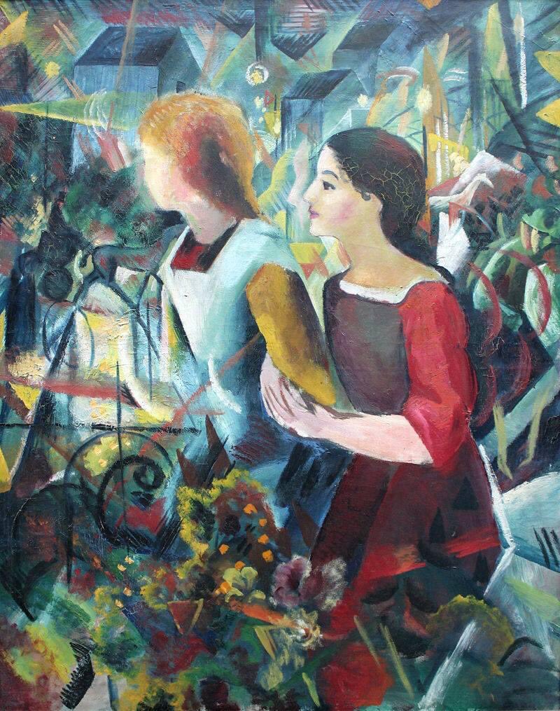 August Macke (1887-1914) Due ragazze, 1913, Städelsches Kunstinstitut