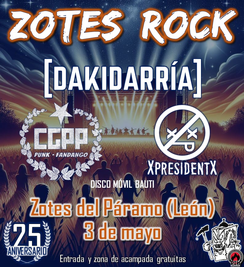 Nos vemos mañana en el #XXVZOTESROCK, ¿Te lo vas a perder? 🔥🔥
#LEÓN