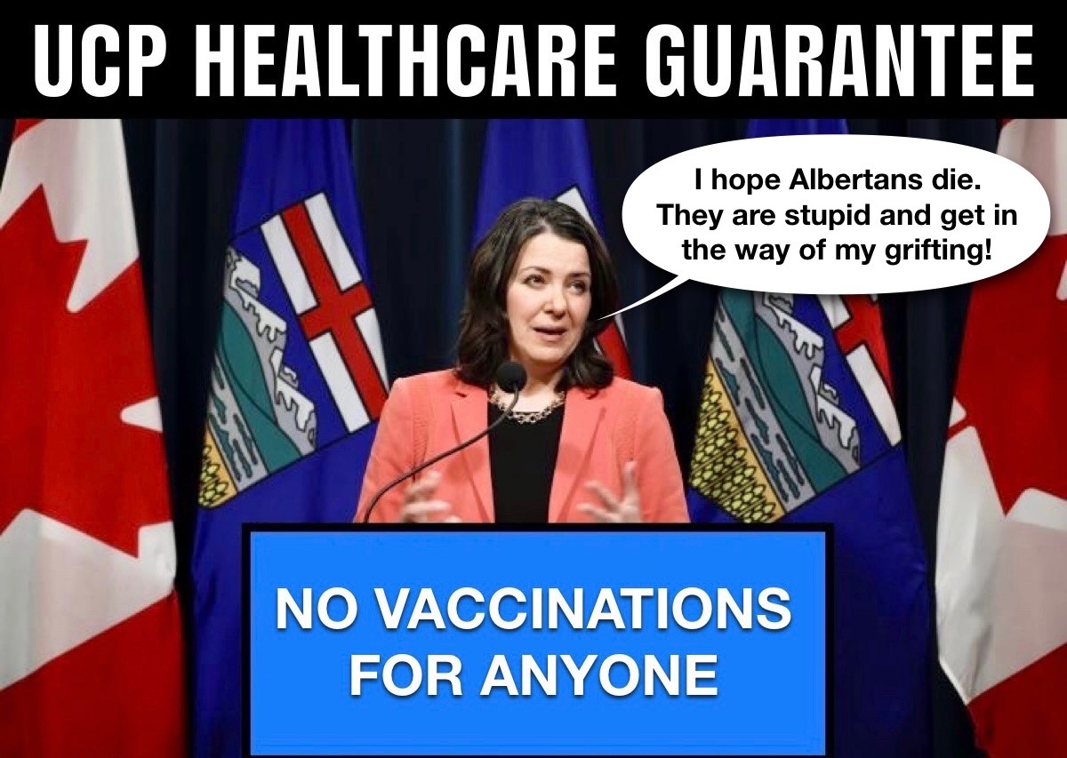 #DanielleSmithIsPathetic #UCPcorruption #UCPgrifters #UCPfascists #UCPlovesPutin #StinkyMarlaina #abpoli