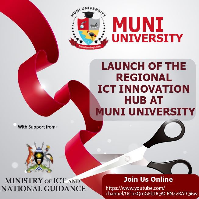 We will be launching the Muni University ICT innovation hub in Arua district tomorrow for their region. This will be an addition to @InnovationHubUg , the one at Kabale University &amp; the recently launched hub in Soroti <a href="/SorotiUniversi1/">Soroti University</a> by Hon. <a href="/CHRISBARYOMUNS1/">DR. CHRIS BARYOMUNSI</a> 

#DigitalRoadMapUG