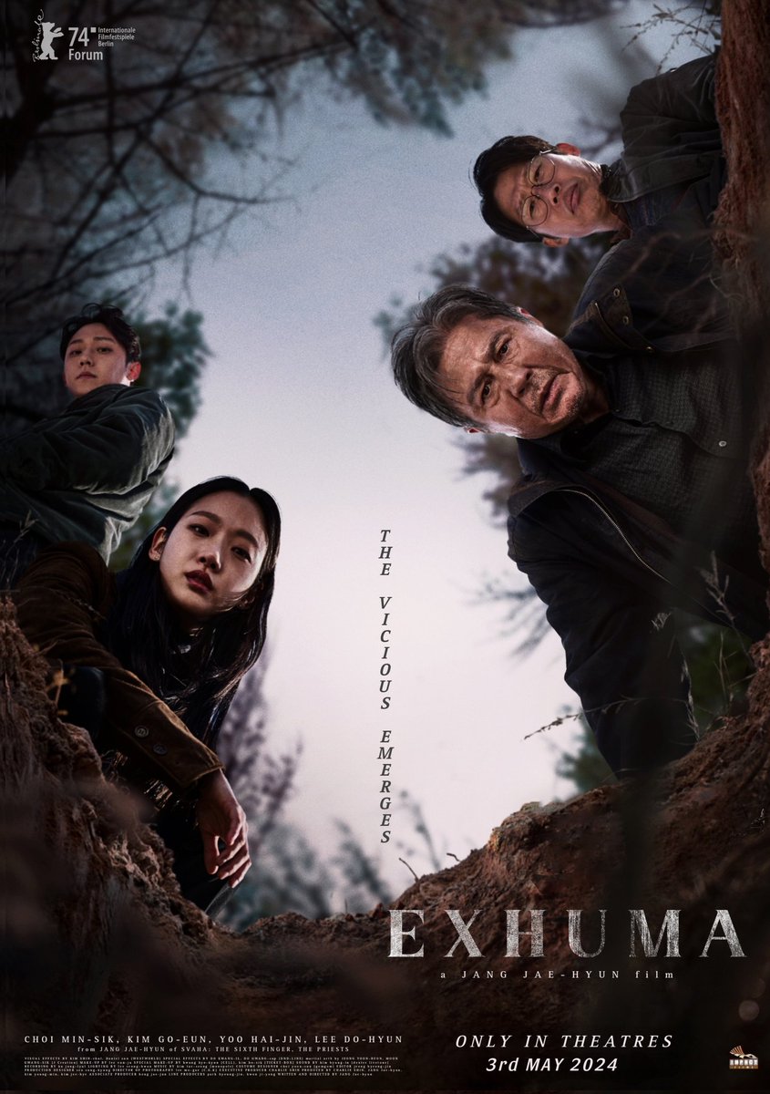 EXHUMA - From Tomorrow In INDIA

Starring - Choi Min-sik (Oldboy)

• Blockbuster Korean Horror Mystery Thriller and The Highest Grossing ($95M*) Of Korean Movie This Year

• FIRST Movie To Achieve 11M+ Admissions This Year

#Exhuma - A MUST WATCH Movie For This Week In Theaters