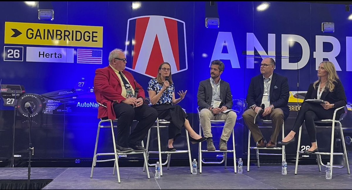 agtim's tweet image. Great venue to discuss biofuels at Andretti Global. Proud of the positive role agriculture is playing in feeding-fueling the world. Excited about the emerging Sustainable Aviation Fuel (SAF) market and the opportunity to help advance its development and deployment. #CAAFI, #SAF