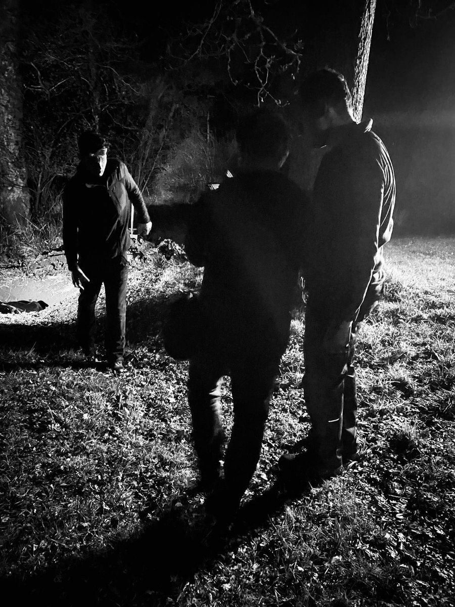Throwback to 12 months ago. A behind-the-scenes photo from Day 2 of filming. DOP @mikeywestcott and director @realkalsabir blocking a key scene with actor Sani Mamood. ---------------------------------- Photo credit: Frankie MacEachen #SupportIndieFilm