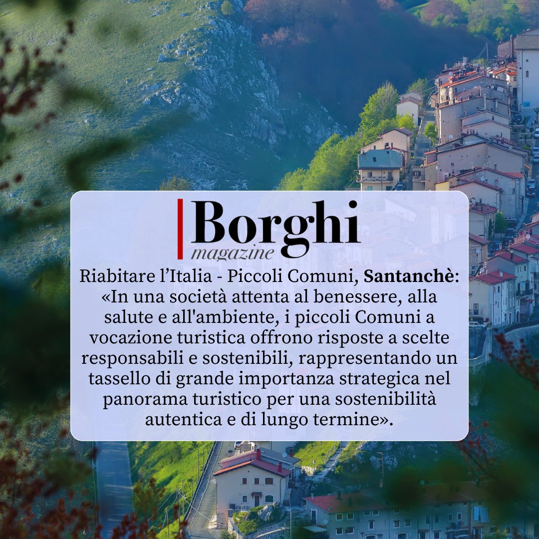 📰Su Borghi Magazine di maggio-giugno è stato pubblicato un editoriale del Ministro @DSantanche sul tema dei piccoli comuni e delle opportunità del turismo per le comunità locali. 🔗Leggi l'articolo completo: ministeroturismo.gov.it/ministro-borgh… @BorghiPiuBelli