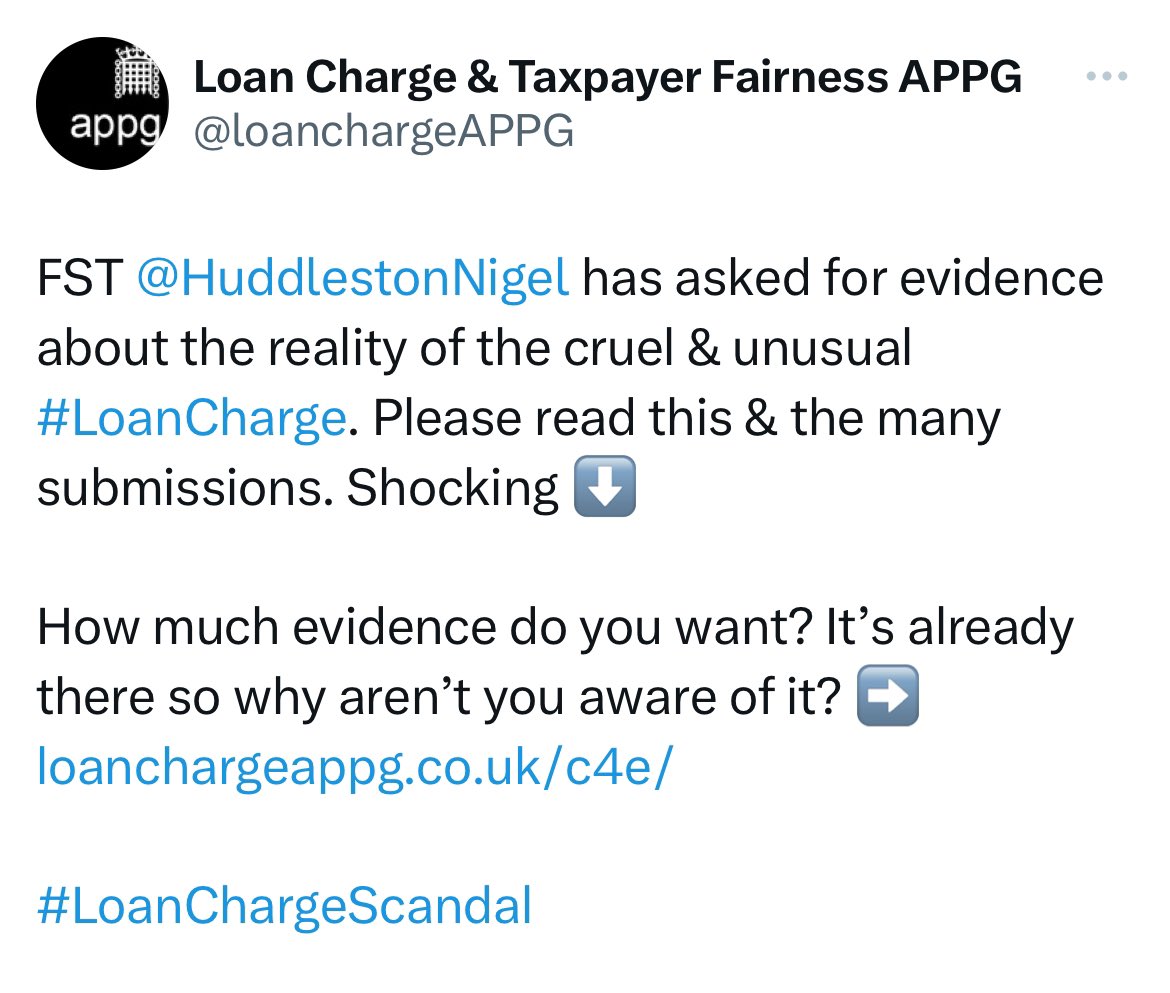 If HMRC halved the 2020 #loancharge settlement terms then that would bring us back to about the same as settlement under 2017 terms had one settled prior to 30/9/2020
I don’t think people understand the consequences of the LCAG & WTT advice, indeed it doesn’t seem they did!