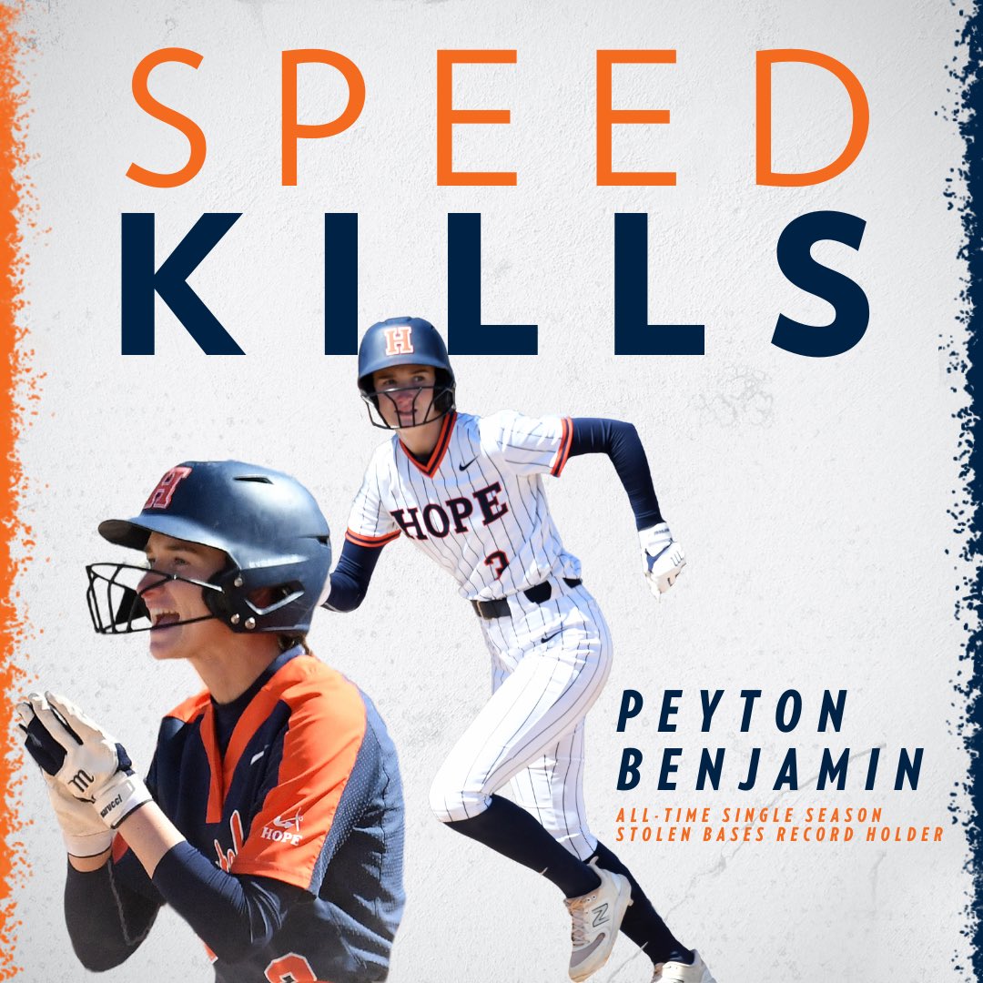 Shout out to our very own Peyton Benjamin! She is now our All-Time Single Season Stolen Bases Leader! A record that has remained untouched since it was set by DeAnn Knoll in 1986. Congrats P! 👏🏽 30 bases and counting.. 🤫 #RollDutch | #Team50