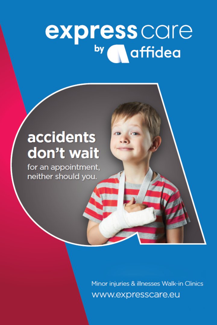 Our ExpressCare clinics are open 7 days a week to look after your minor injuries or illness. No appointments necessary, just walk in and be seen in just 1 hour by our highly qualified medical professionals. We also treat children aged 1 and upwards. #expresscare #healthcare