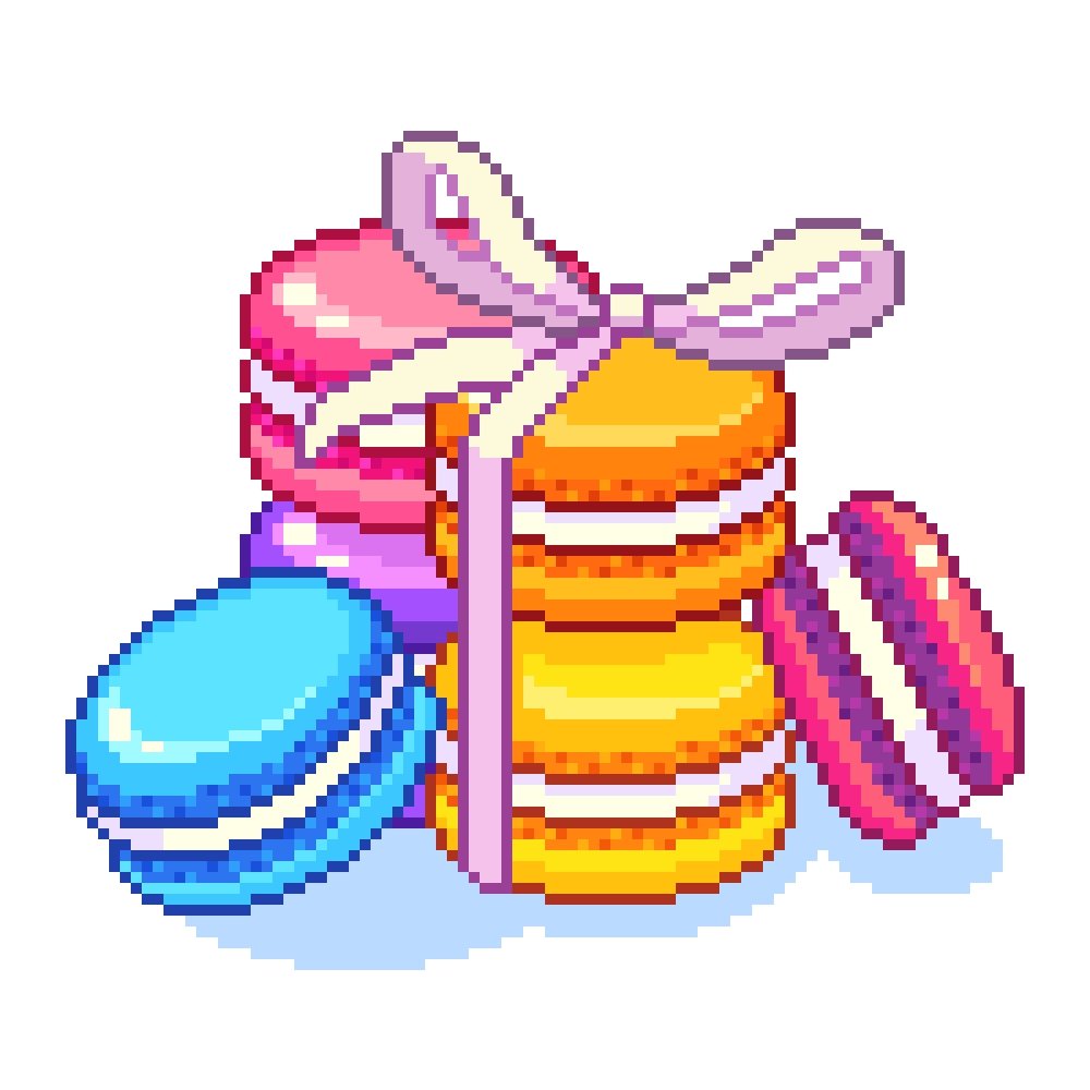 #pixelart #pixelartist #art #artist #digitalart #digitalartist #amateurart #amateurartist #visualart #visualartist #artcreator #contentcreator #draw #drawing #food #dessert #macarrons #followforfollowback #likeforlikes #RT