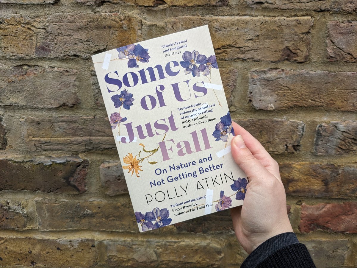 Happy paperback publication day @pollyrowena! SOME OF US JUST FALL is out today in its beautiful new clothes. Poetic, wide-ranging and insightful, this story of nature and human bodies is not to be missed. Order your signed copy from @SReadBooks now: brnw.ch/21wJnYN 🌿
