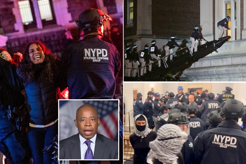 Mayor Adams demands Columbia University help pay for cost of NYPD raid on pro-terror rioters trib.al/G7yFNRV