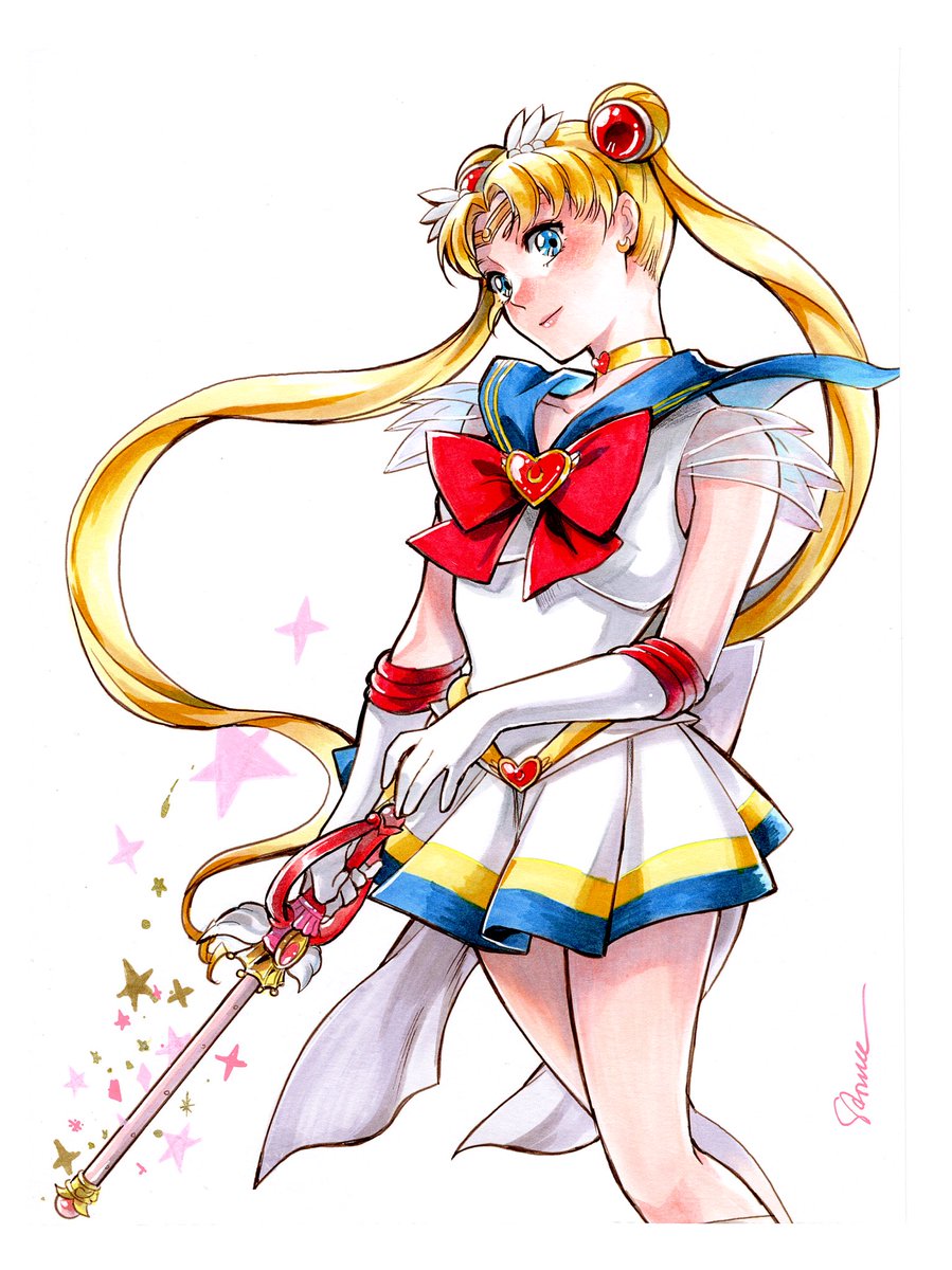 Sailor Moon Super S is the best. #commission