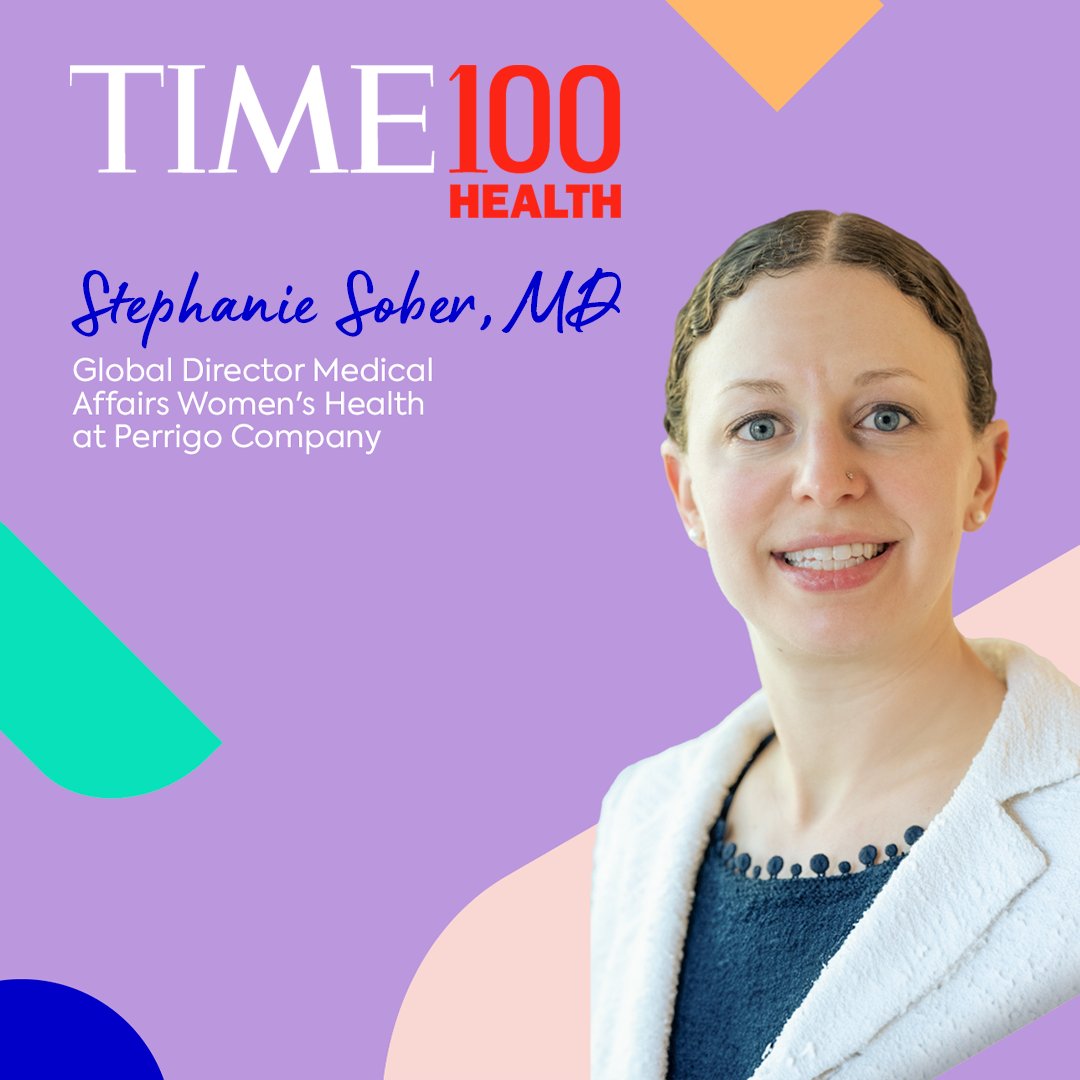 Our own Dr. Stephanie Sober has been named among the 100 most influential people in health on the inaugural @TIME 100 Health List. She's one of the driving forces behind the OTC approval of Opill® & we're so grateful for her work to make Opill accessible! time.com/collection/tim…