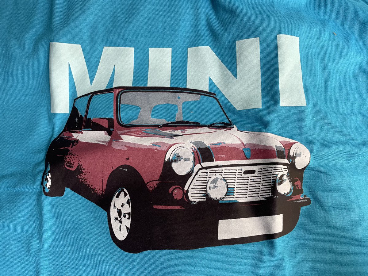 Mini #ItalianJob SE T-shirts in red white & blue - miniphernalia.co.uk