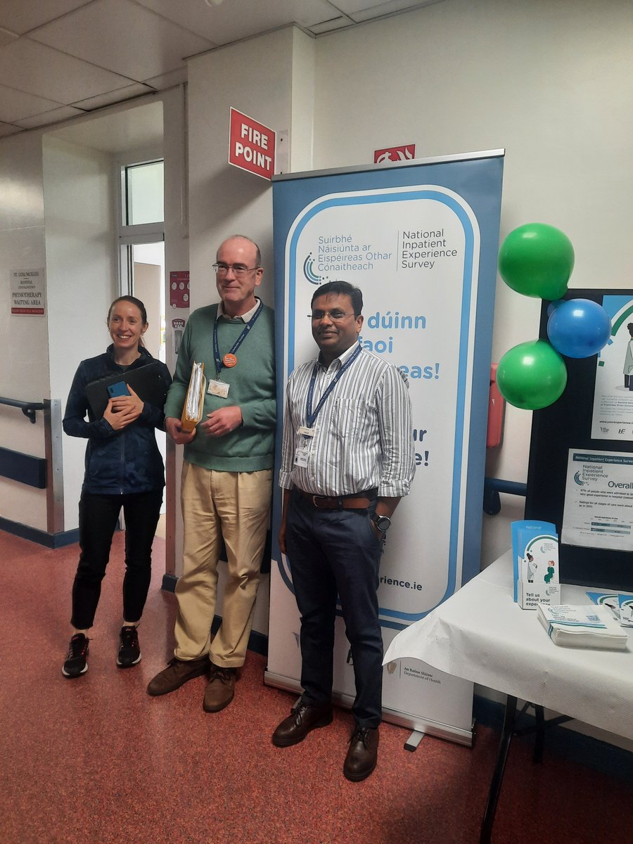 More photos of the launch of the National Inpatient Experience Survey on 1st May, at St. Columcille's Hospital 🏥 @careexperience @IEHospitalGroup @NationalQPS @HSELive