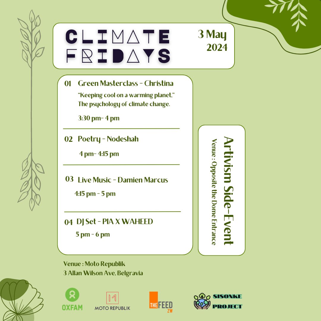 This #MentalHealthAwarenessMonth, we're kicking off Friday, May 3rd with an artivism session to combat eco-anxiety and channel your creativity. Let's turn our passion for the planet into powerful art! ✊ #ClimateFridays