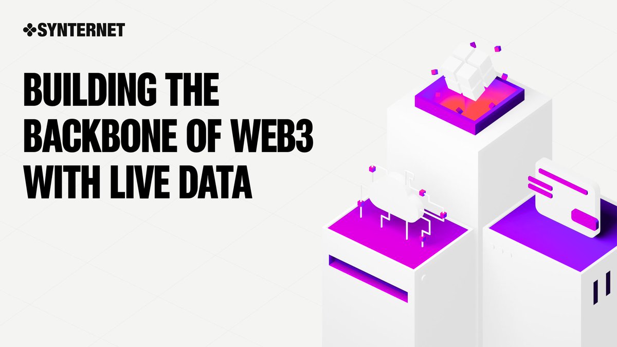 We see a future where the Internet itself evolves alongside decentralization 🌐 Our mission is to build permissionless, interoperable data infrastructure as the foundation of #Web3 📟 We're disrupting centralized data silos by delivering modular, real-time data solutions ✊