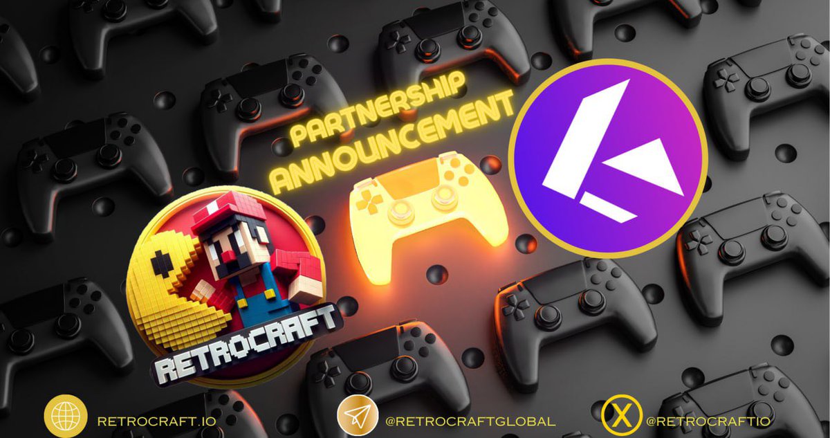🔥Partnership Annoucement!🔥

😄RetroCraft 🤝 @_KultGames

 ✔️We're thrilled to join forces with @_KultGames

KULT Games: Merging play, work, and trade in a Web3 wonderland. Experience gaming's future!

🕹Prepare for an unparalleled gaming experience where you can earn rewards…